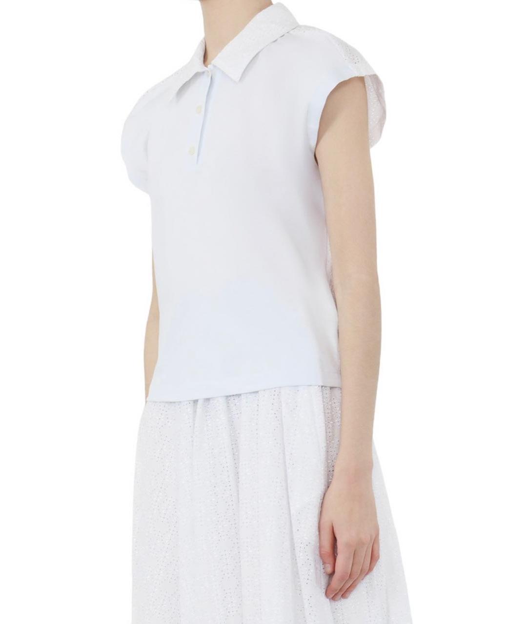 MSGM Белый хлопковый костюм с юбками, фото 2