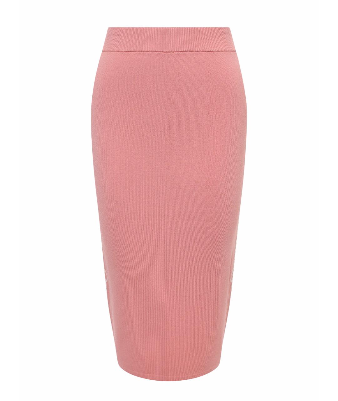 MICHAEL KORS Розовая вискозная юбка миди, фото 1