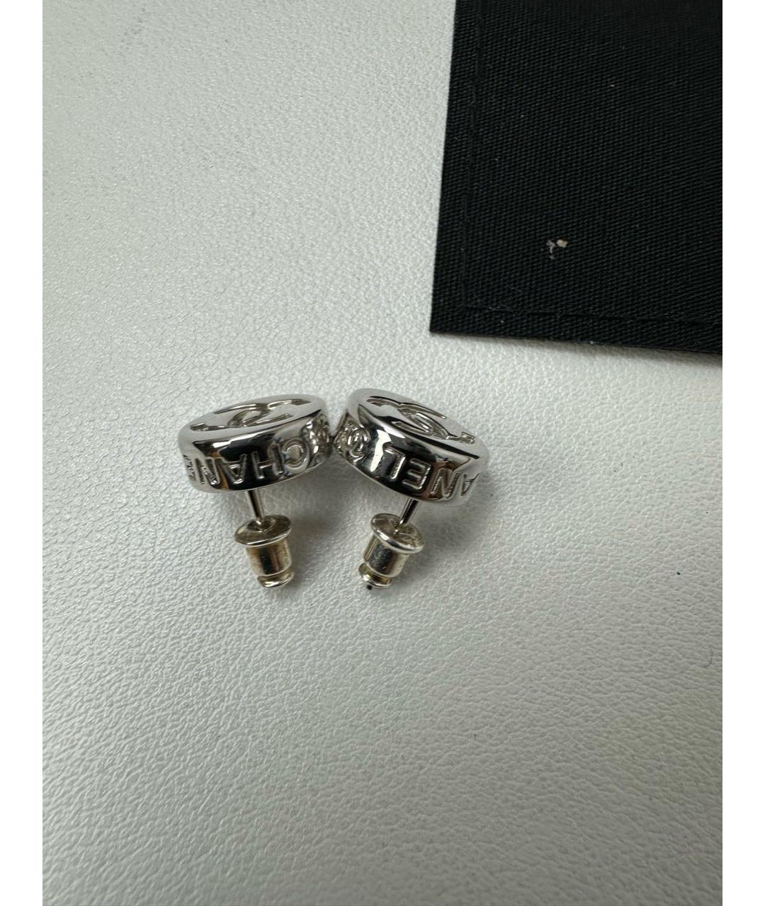 CHANEL Серебряные серьги, фото 5