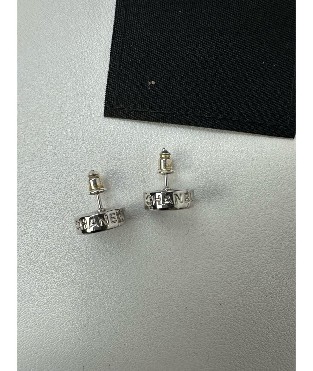 CHANEL Серебряные серьги, фото 6