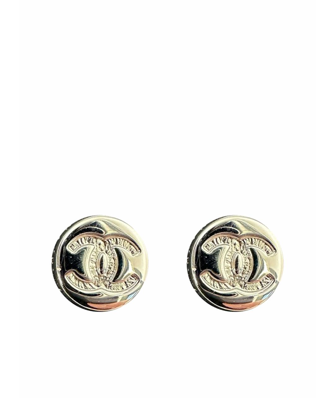 CHANEL Серебряные серьги, фото 1