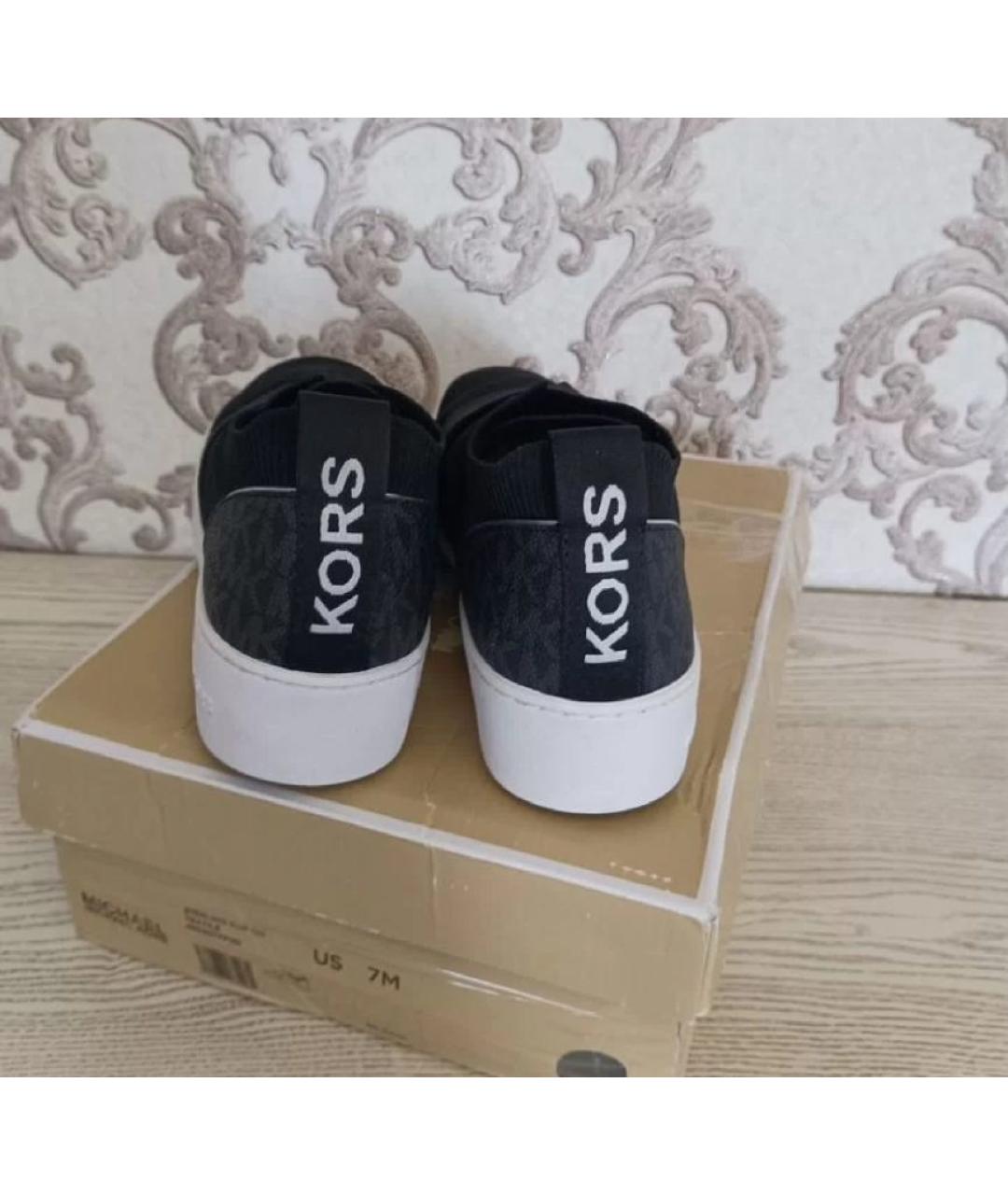 MICHAEL KORS Черные слипоны, фото 3