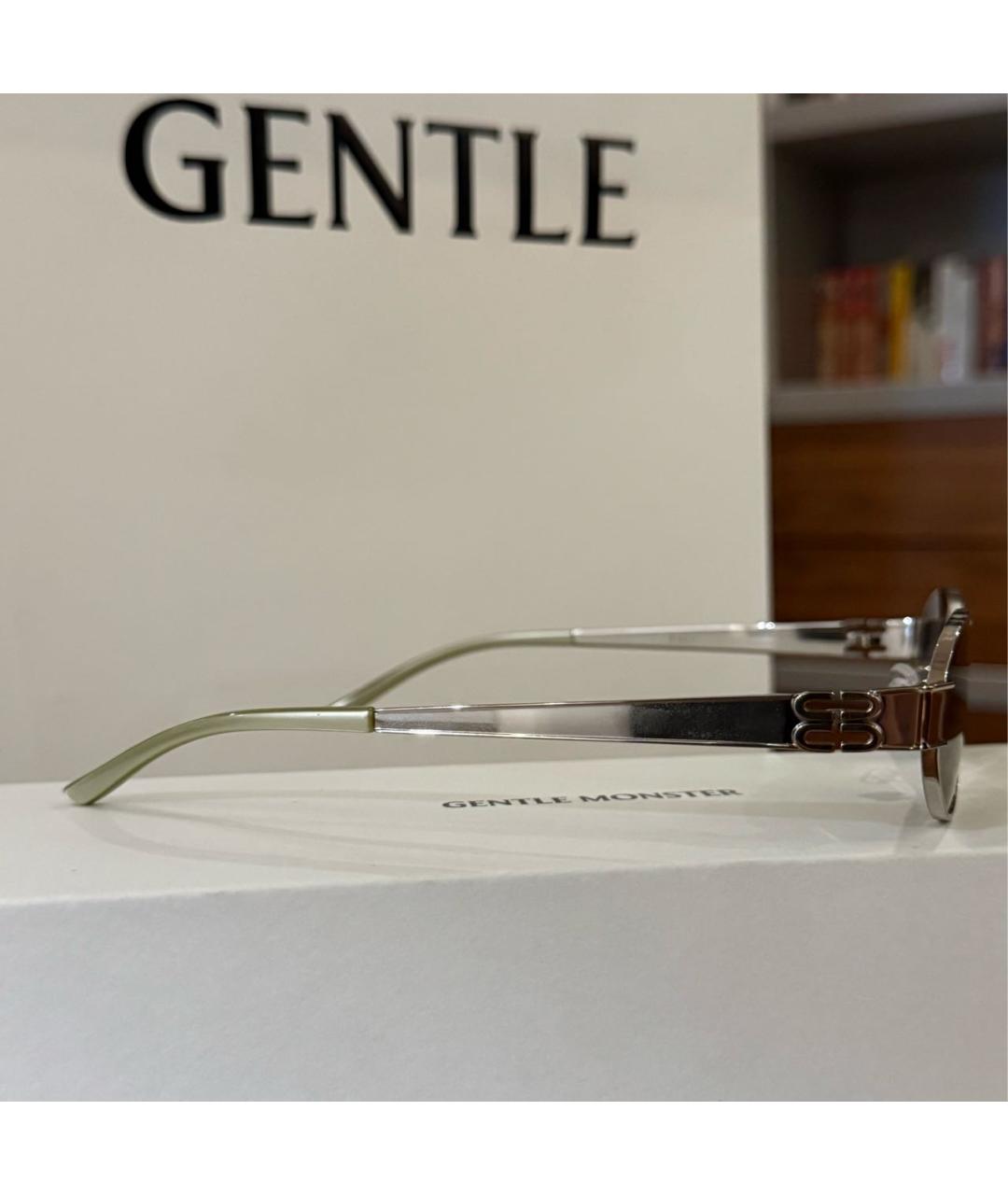 GENTLE MONSTER Серебряные солнцезащитные очки, фото 3
