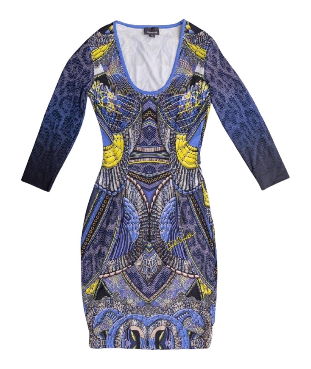 JUST CAVALLI Мульти синтетическое повседневное платье, фото 1