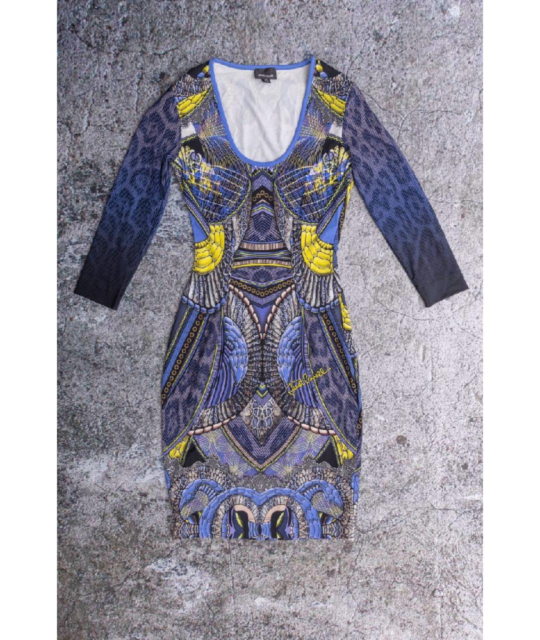 JUST CAVALLI Мульти синтетическое повседневное платье, фото 10