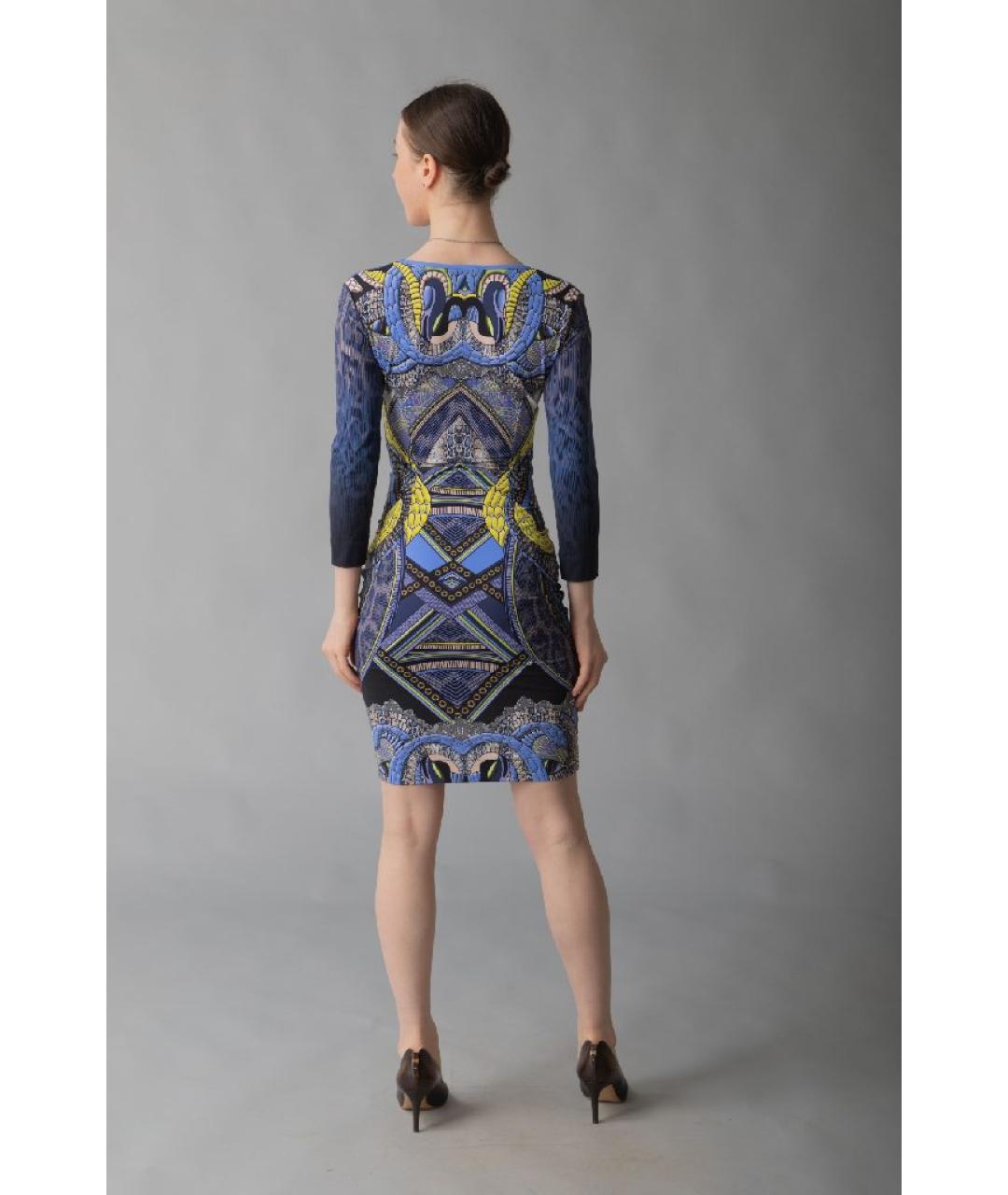 JUST CAVALLI Мульти синтетическое повседневное платье, фото 6