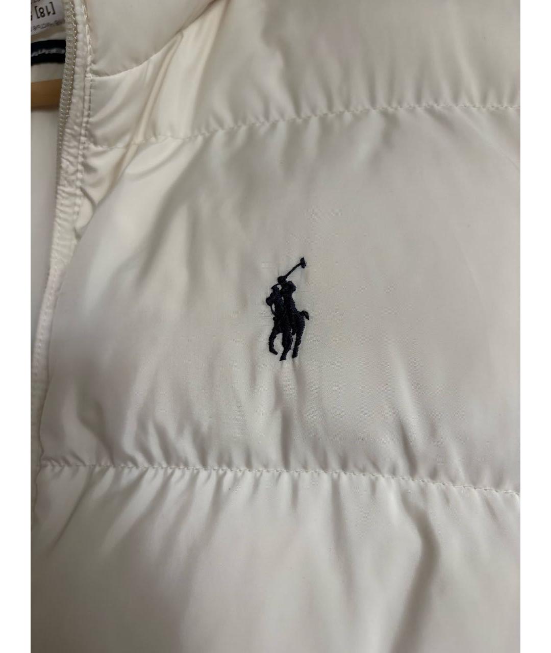 RALPH LAUREN Бежевый полиэстеровый жилет, фото 4
