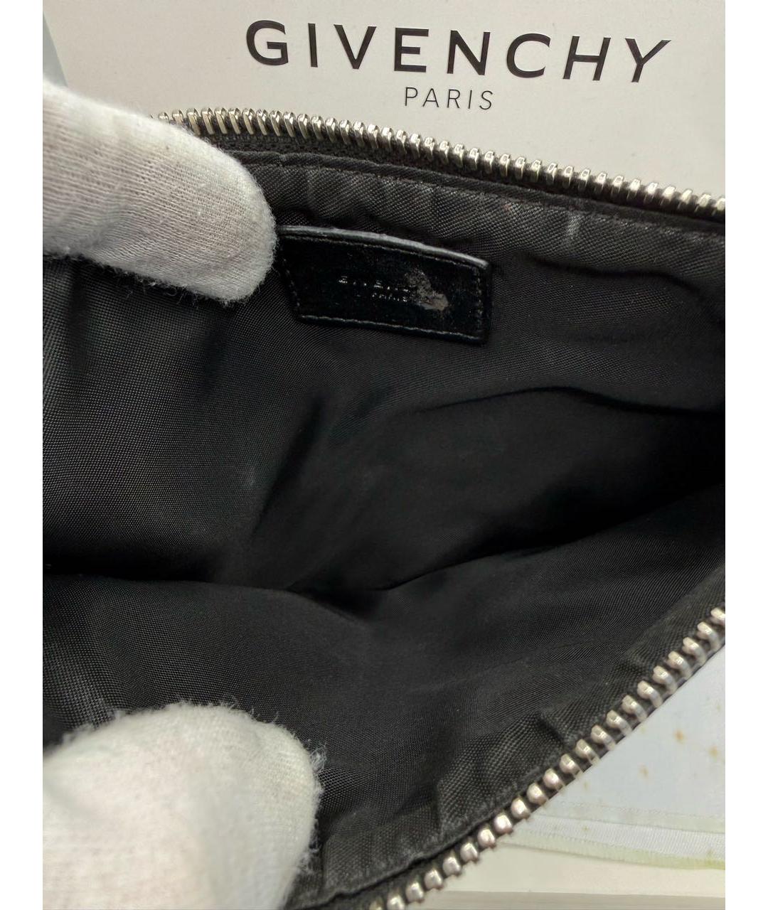 GIVENCHY Черная кожаная сумка тоут, фото 4