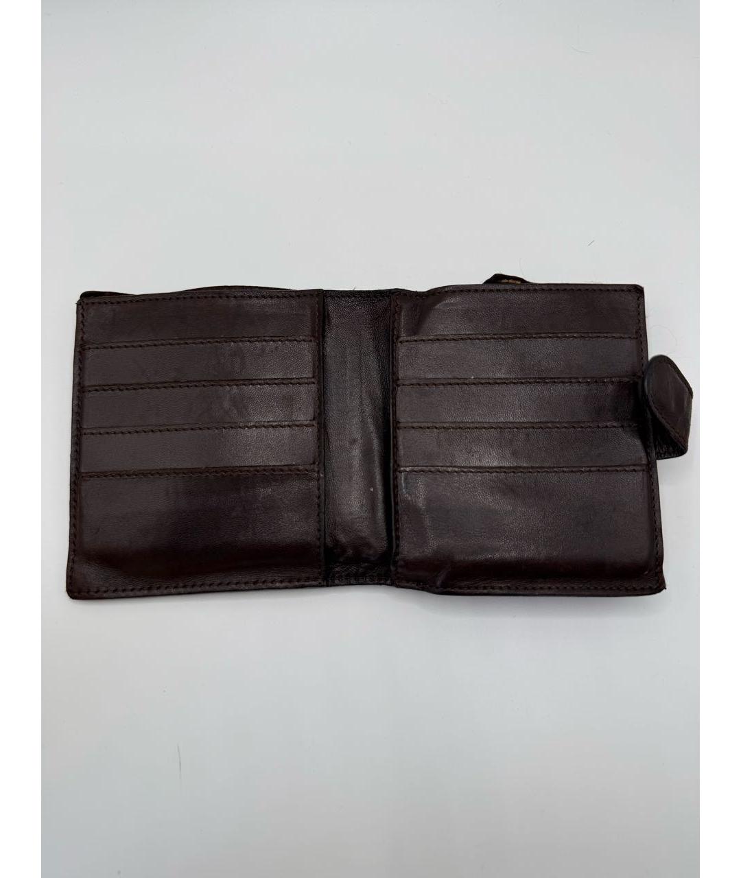 BOTTEGA VENETA Черный кожаный кошелек, фото 4