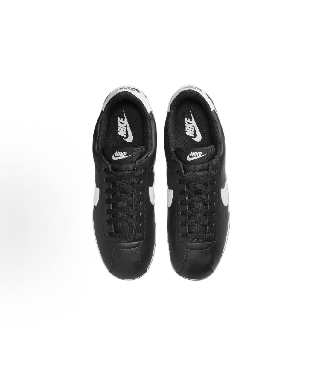 NIKE Черные кожаные кроссовки, фото 4