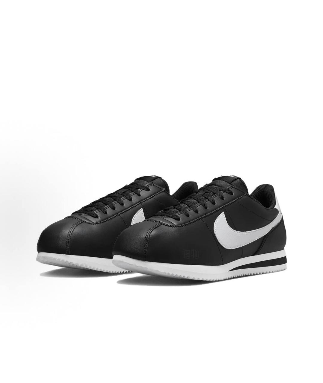 NIKE Черные кожаные кроссовки, фото 2
