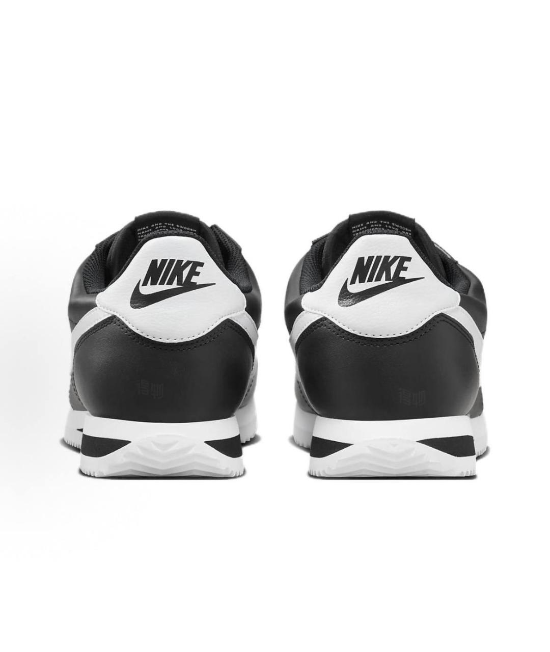 NIKE Черные кожаные кроссовки, фото 5
