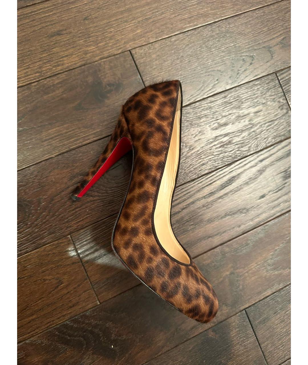 CHRISTIAN LOUBOUTIN Мульти замшевые туфли, фото 8