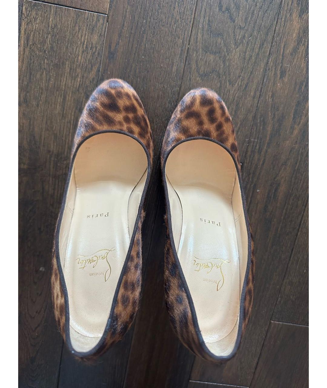 CHRISTIAN LOUBOUTIN Мульти замшевые туфли, фото 3