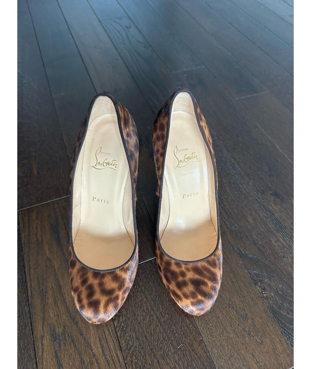 CHRISTIAN LOUBOUTIN Мульти замшевые туфли, фото 2