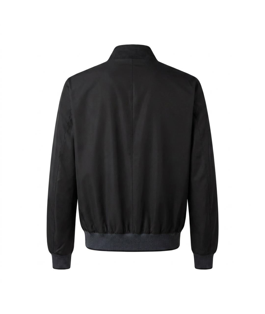 ERMENEGILDO ZEGNA XXX Темно-синяя полиэстеровая куртка, фото 2