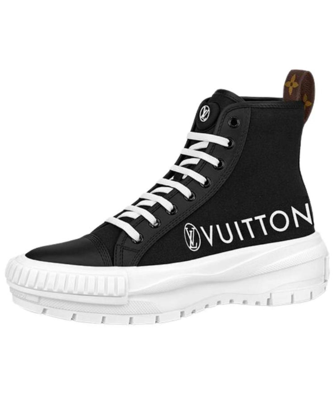 LOUIS VUITTON Черные кеды, фото 2