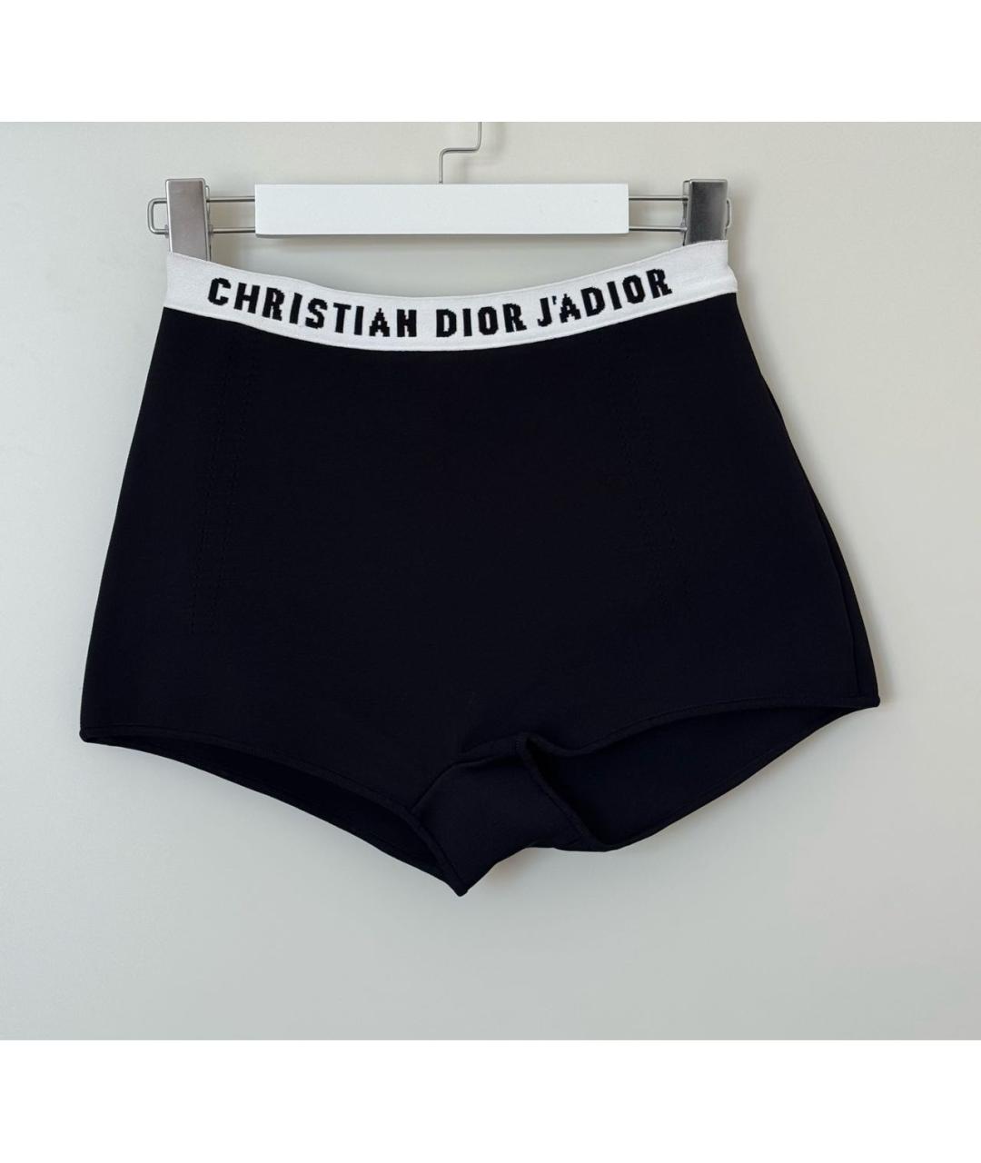 CHRISTIAN DIOR Черные вискозные шорты, фото 2