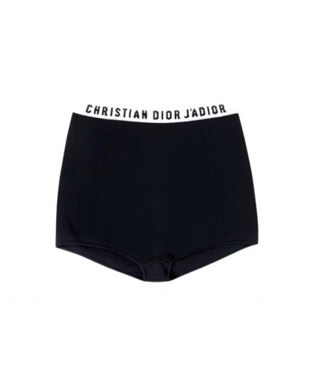 CHRISTIAN DIOR Черные вискозные шорты, фото 1
