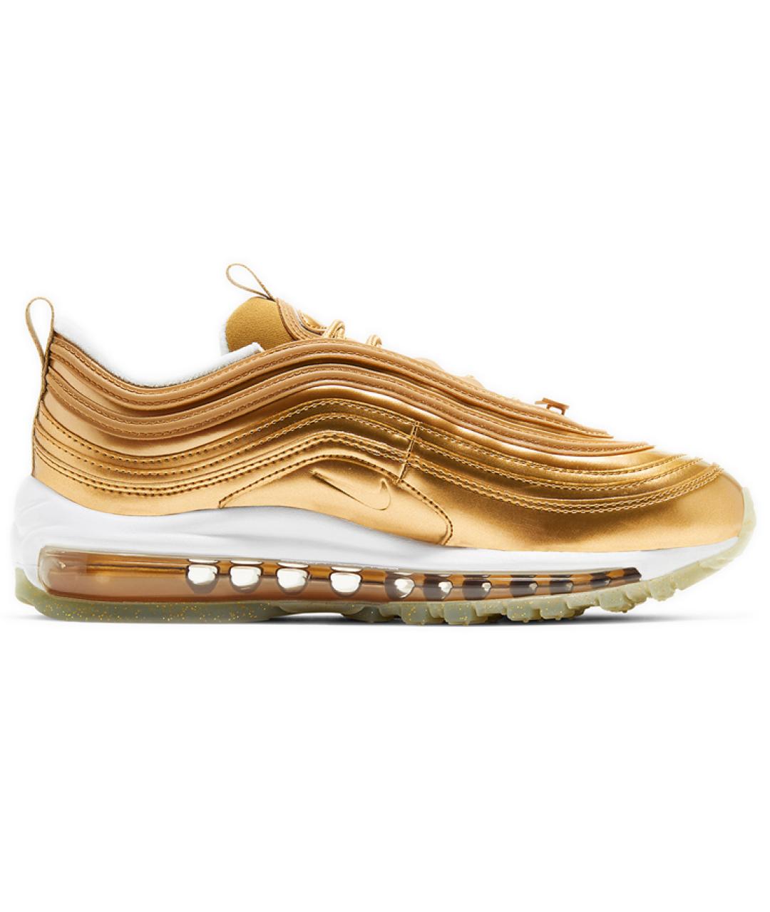 NIKE Золотые кроссовки, фото 1