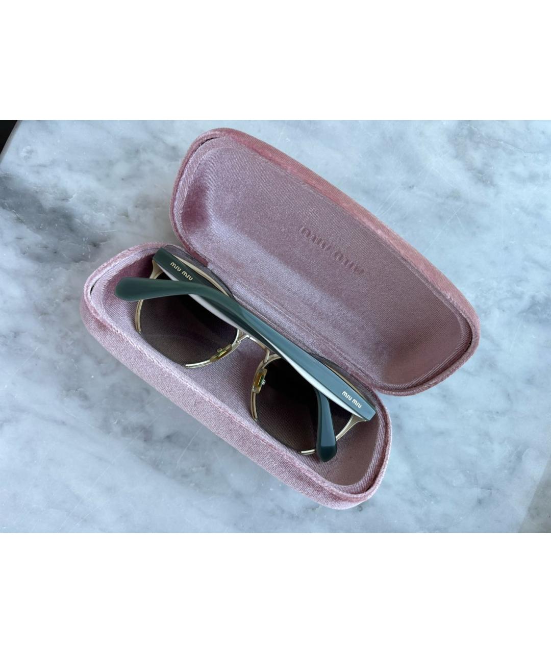 MIU MIU Мульти пластиковые солнцезащитные очки, фото 8