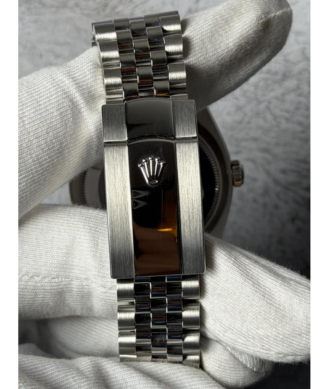ROLEX Розовые часы из белого золота, фото 7