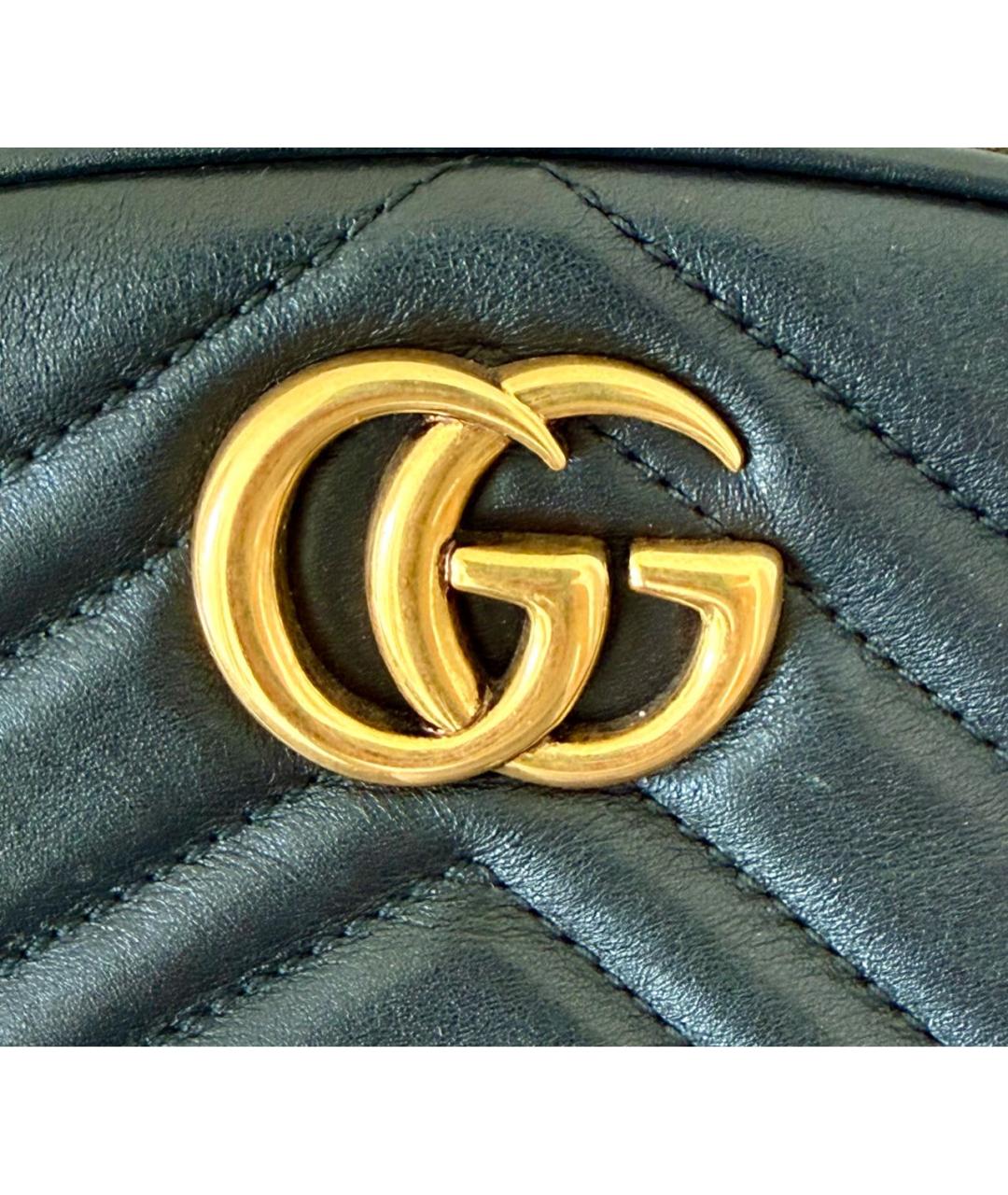 GUCCI Черная кожаная поясная сумка, фото 7