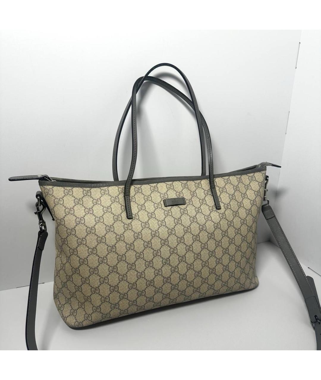 GUCCI Бежевая сумка с короткими ручками, фото 5