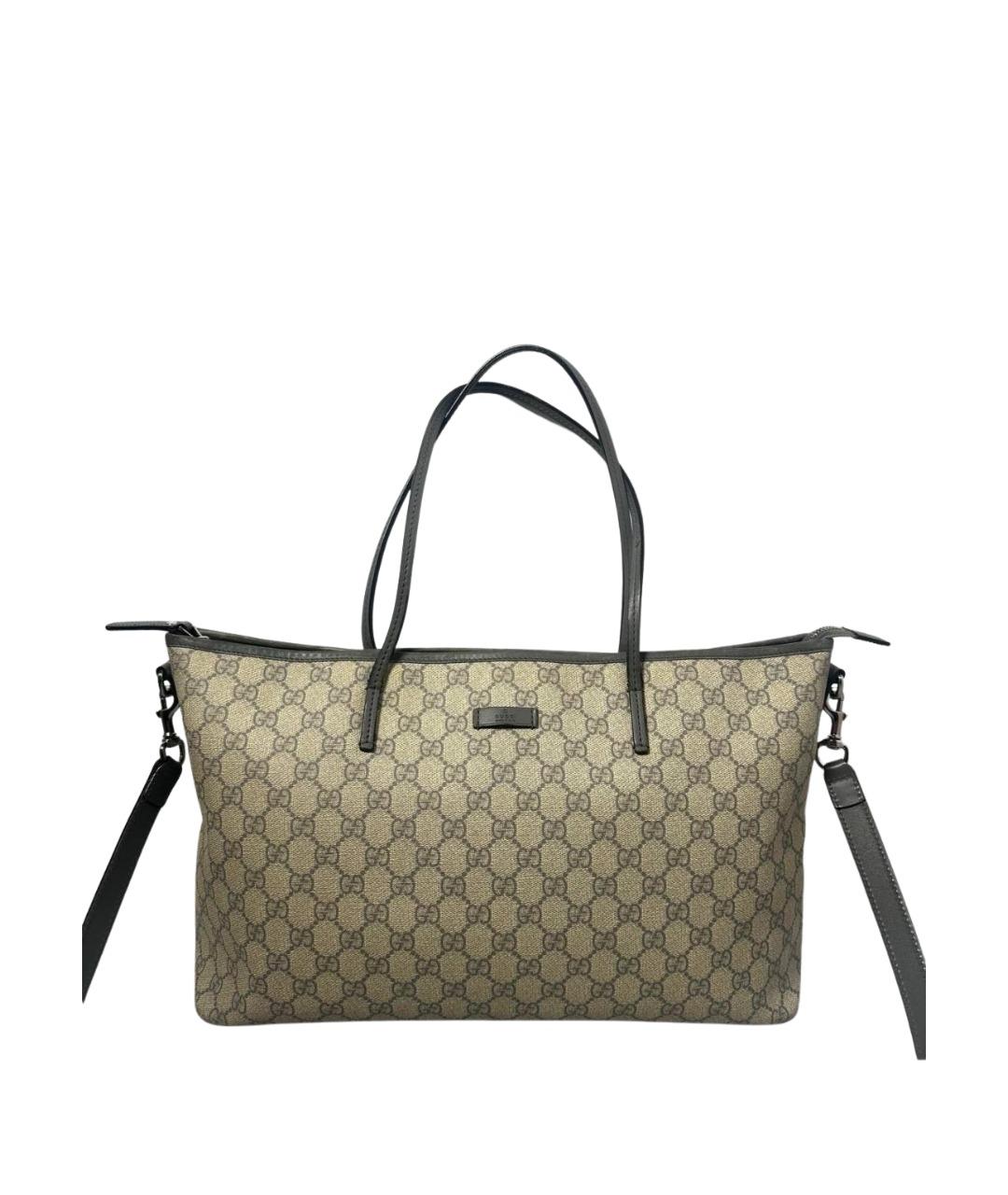 GUCCI Бежевая сумка с короткими ручками, фото 1
