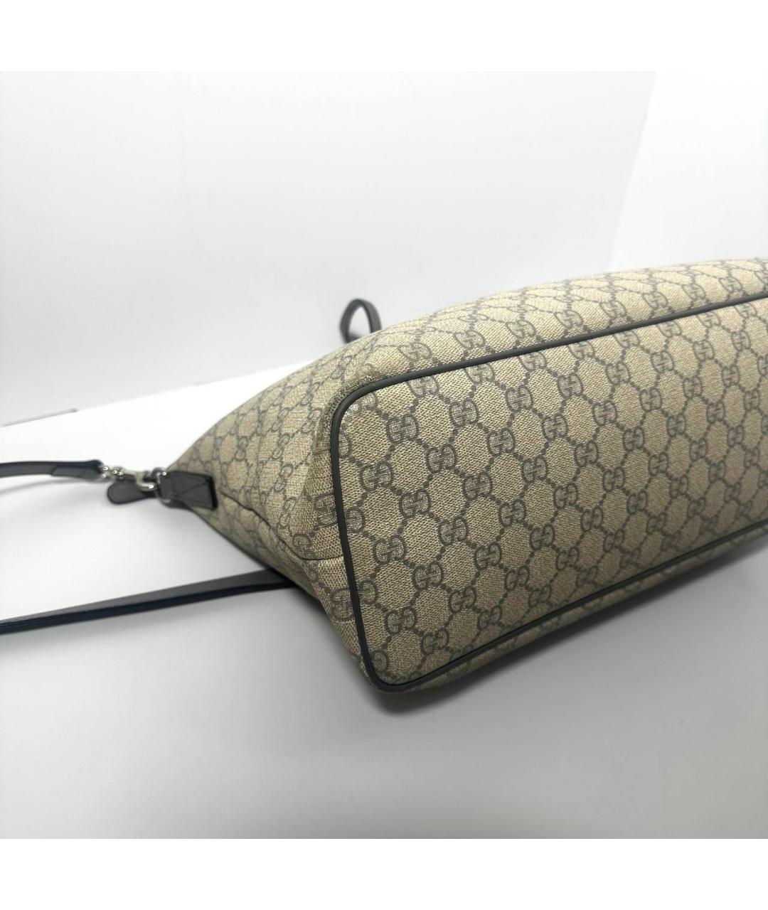GUCCI Бежевая сумка с короткими ручками, фото 7