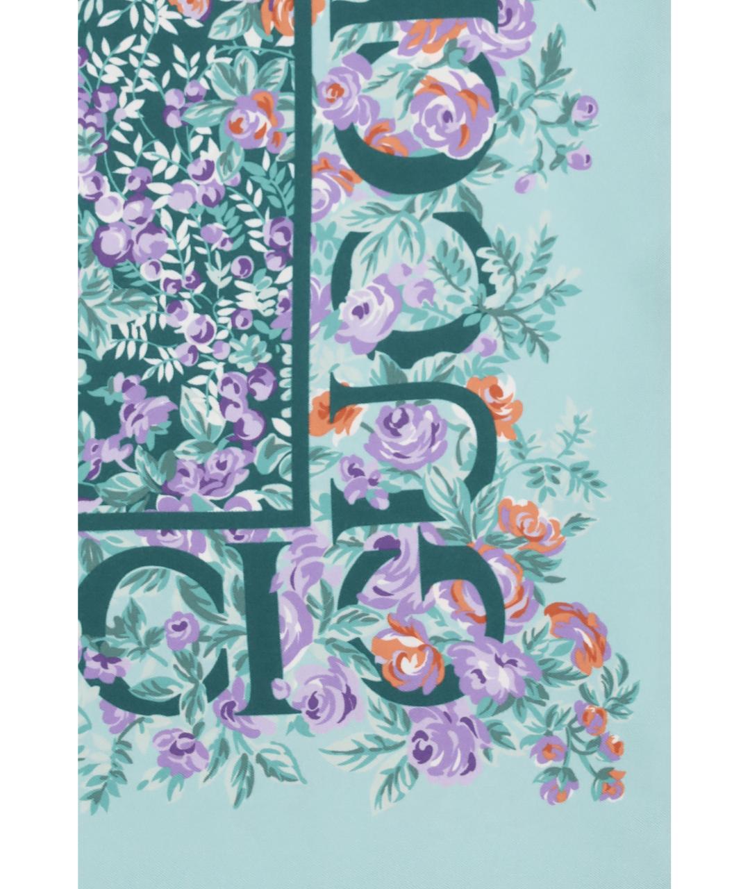 GUCCI Мульти шелковый шарф, фото 3