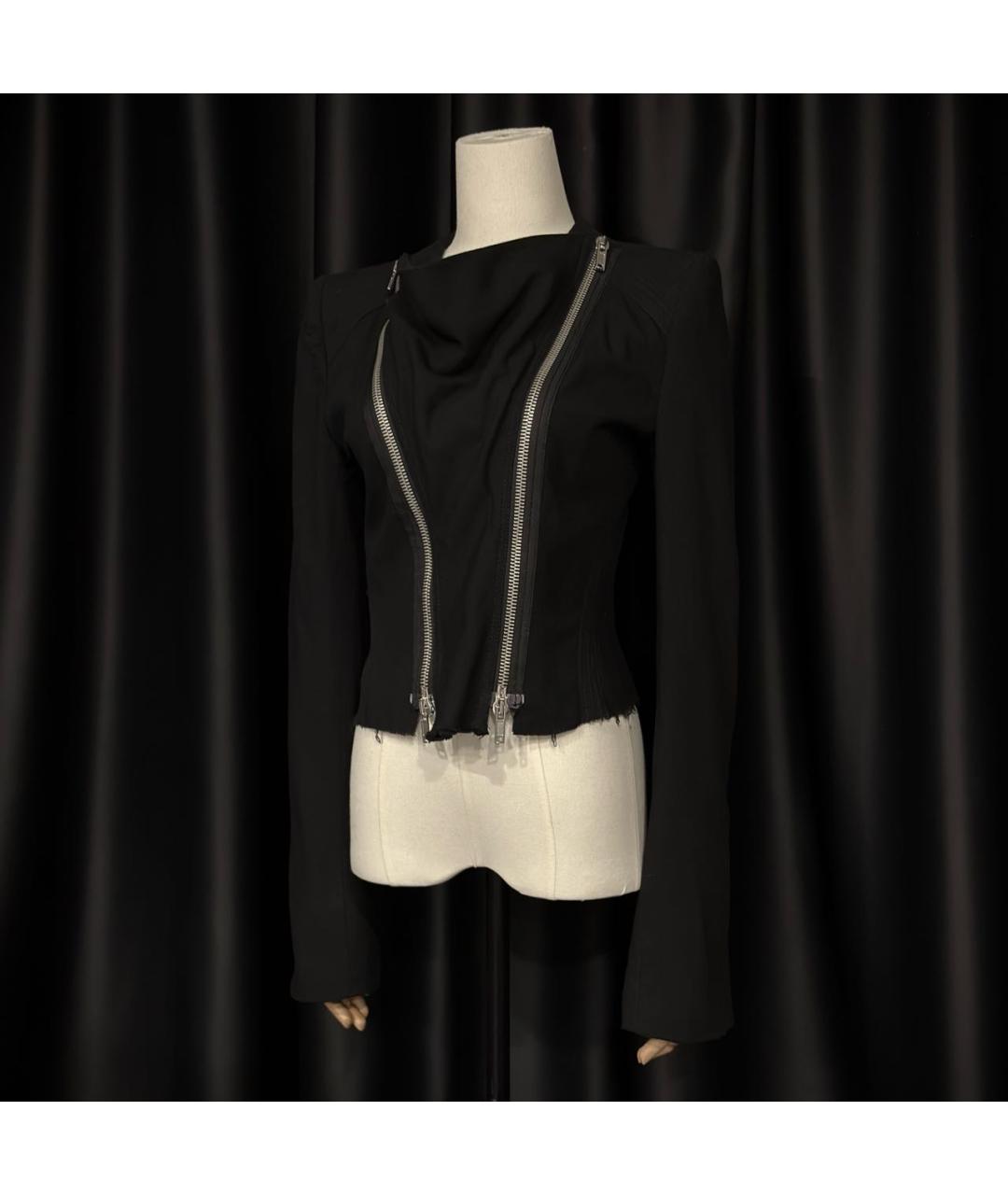 HAIDER ACKERMANN Черная шерстяная куртка, фото 2