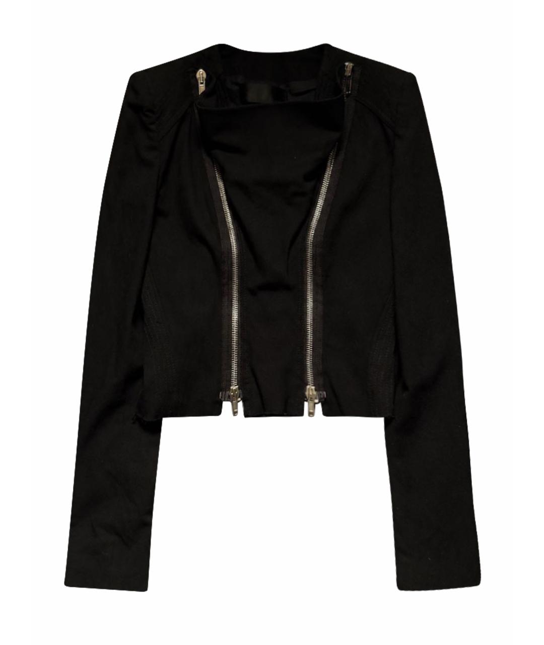 HAIDER ACKERMANN Черная шерстяная куртка, фото 1