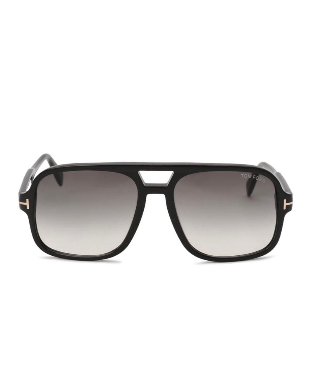 TOM FORD Черные пластиковые солнцезащитные очки, фото 2