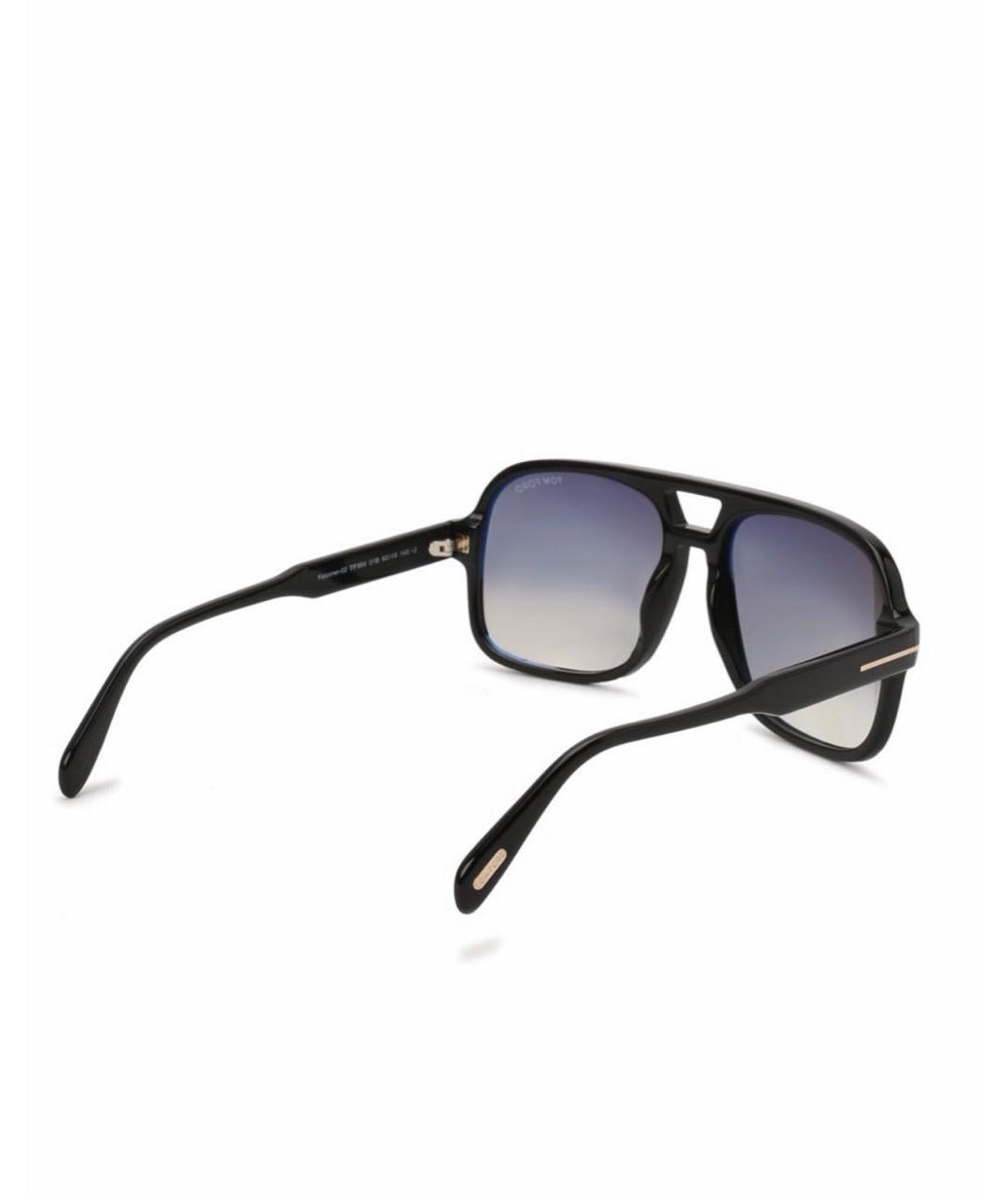 TOM FORD Черные пластиковые солнцезащитные очки, фото 3
