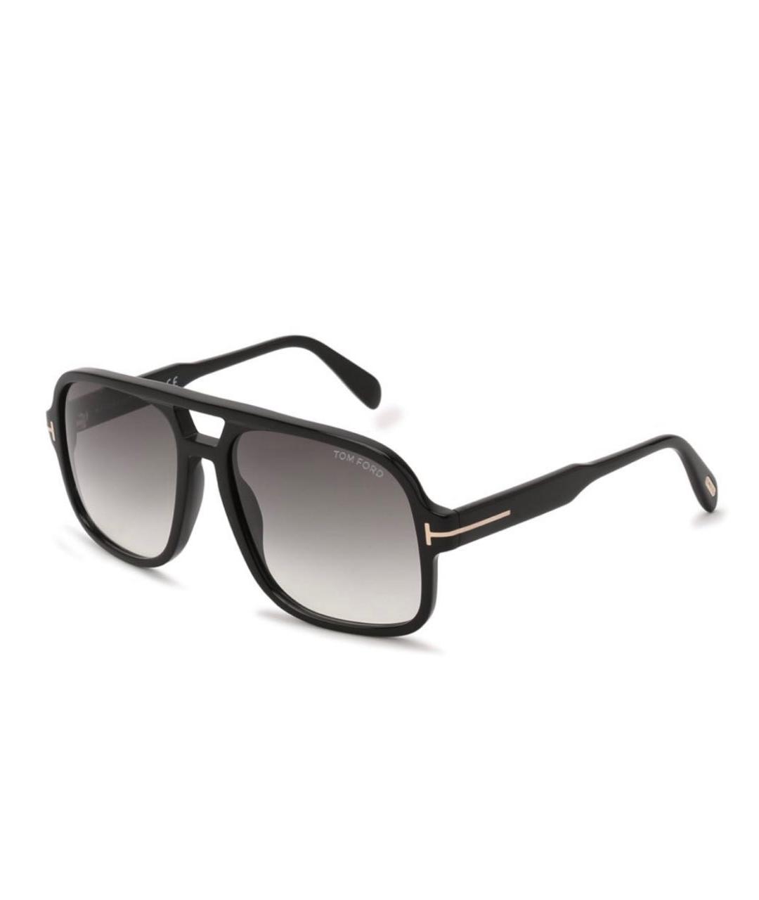 TOM FORD Черные пластиковые солнцезащитные очки, фото 8