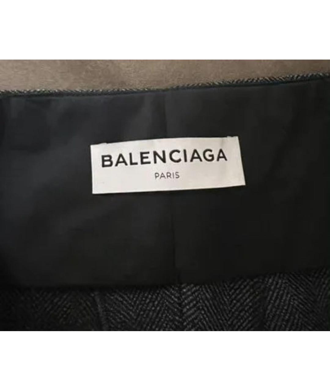 BALENCIAGA Шерстяные прямые брюки, фото 6