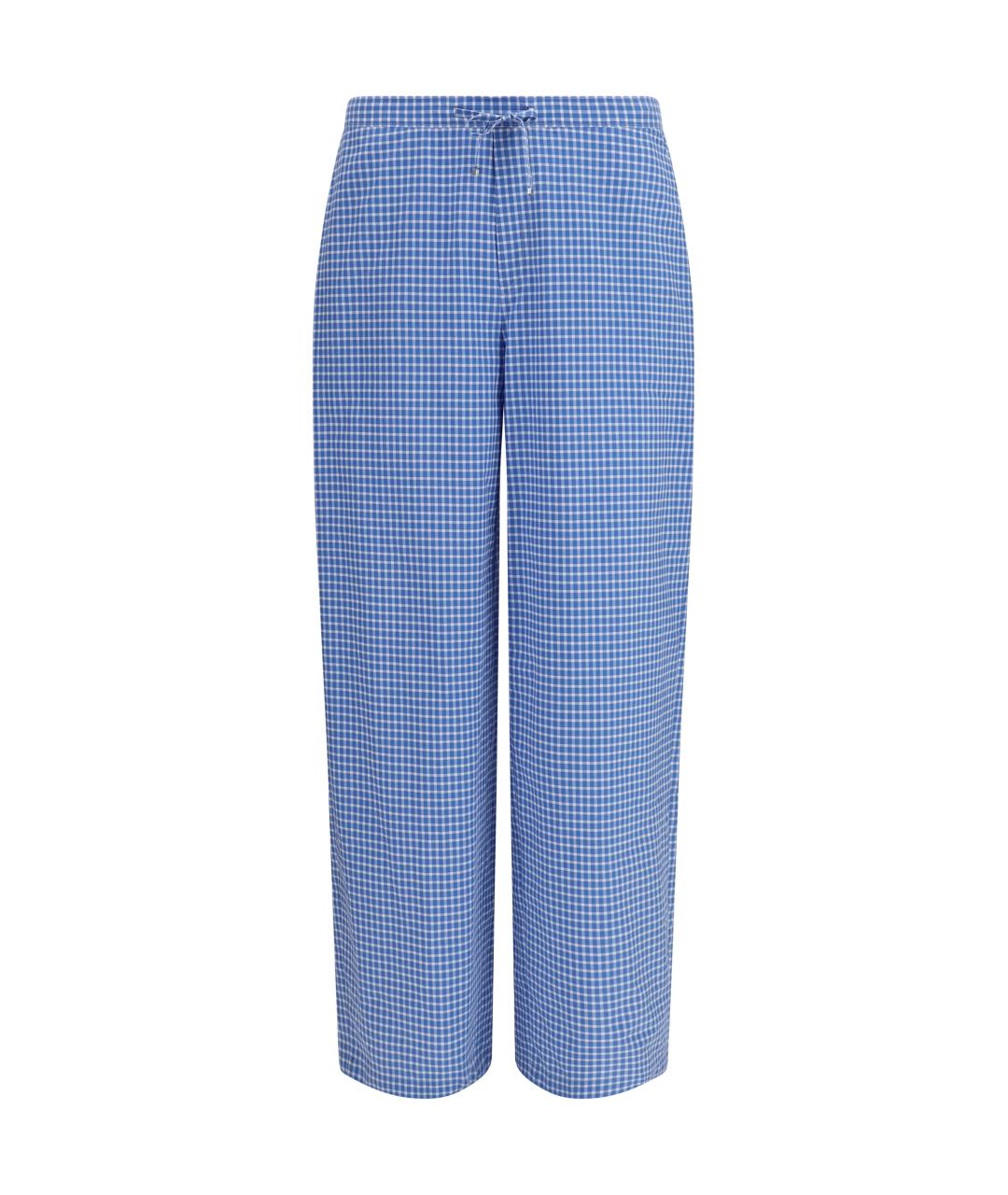 LOEWE Синие хлопковые повседневные брюки, фото 1