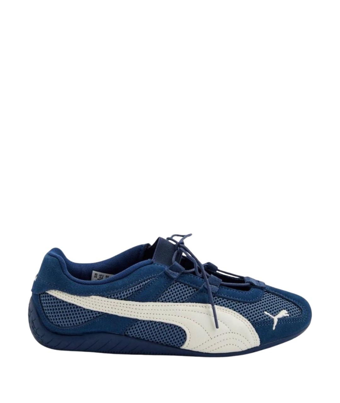 PUMA Темно-синие текстильные балетки, фото 1