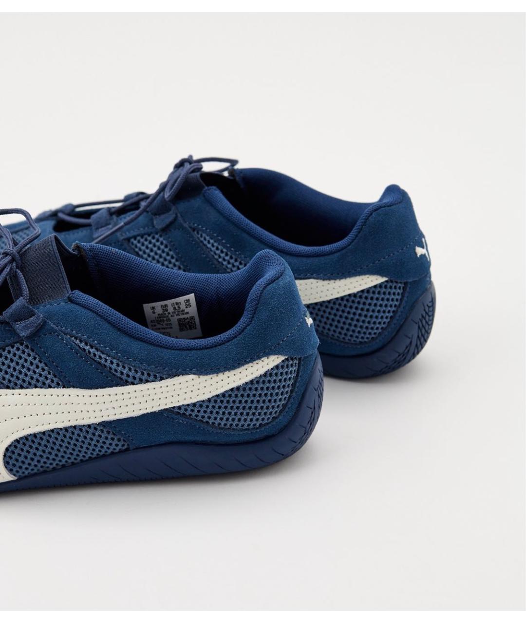 PUMA Темно-синие текстильные балетки, фото 5