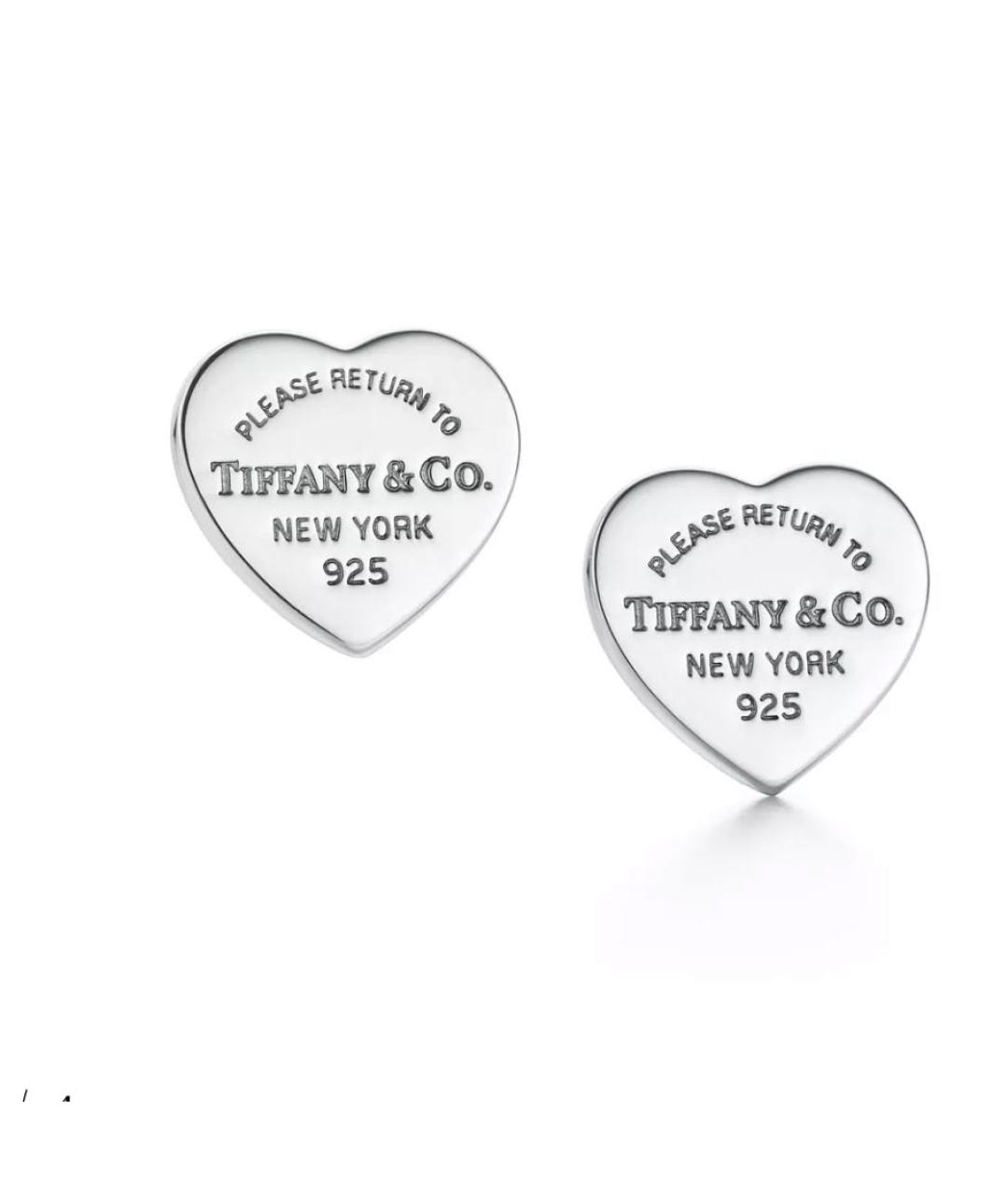 TIFFANY&CO Серебряные серебряные серьги, фото 3