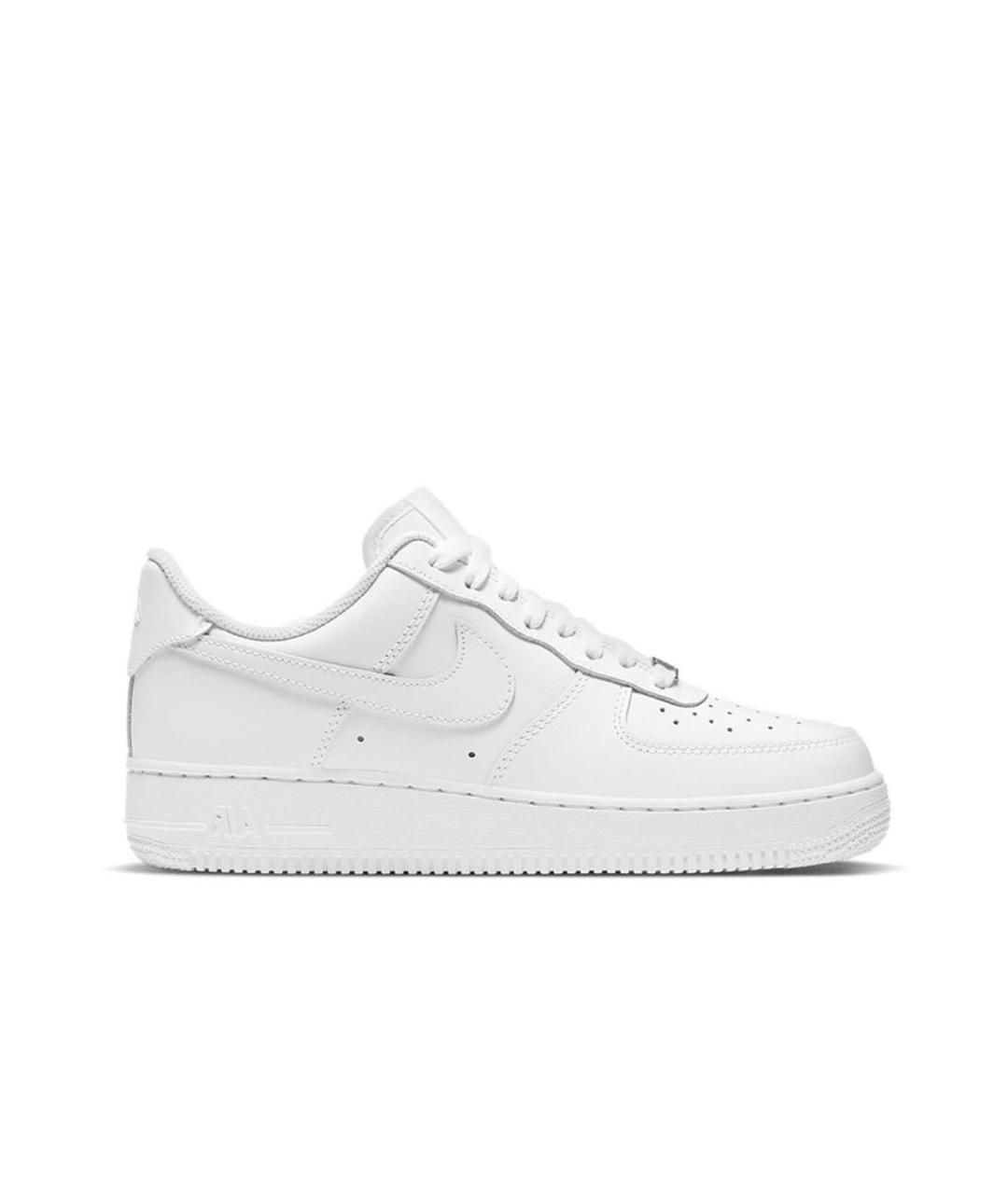 NIKE Белые кожаные кроссовки, фото 6
