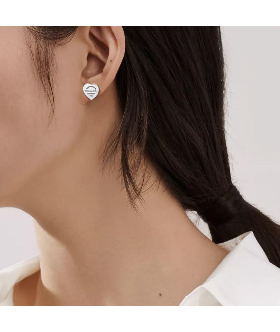 TIFFANY&CO Серебряные серебряные серьги, фото 3