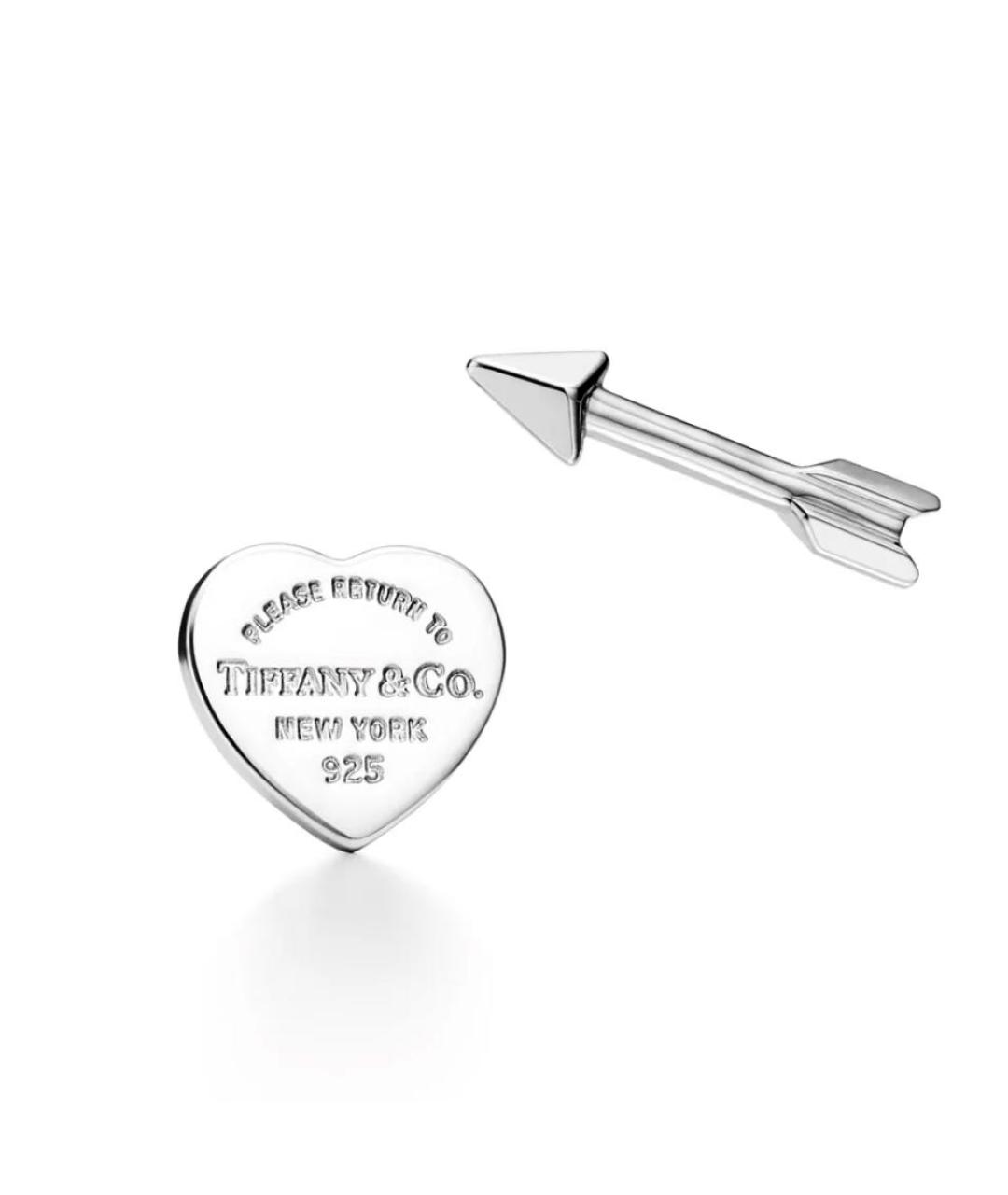 TIFFANY&CO Серебряные серебряные серьги, фото 4