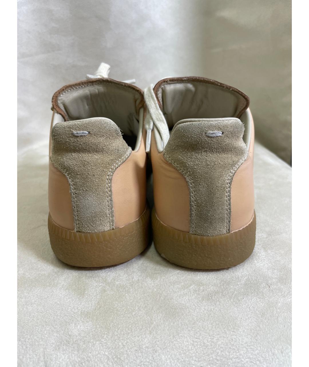 MAISON MARGIELA Кожаные кроссовки, фото 4