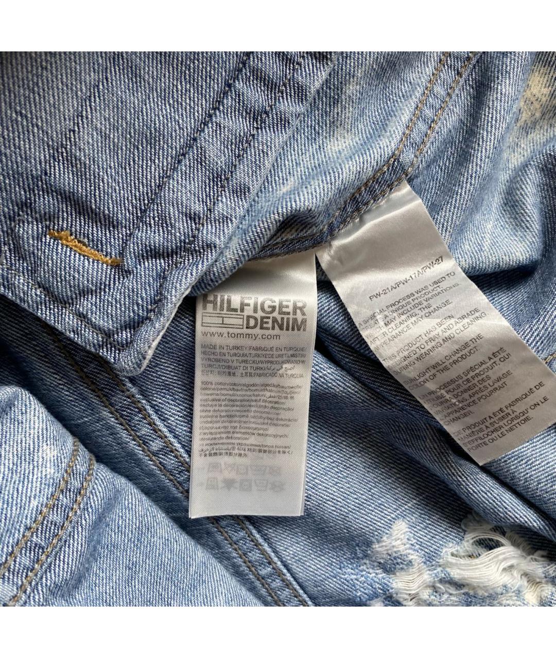 TOMMY HILFIGER Мульти хлопковая куртка, фото 7