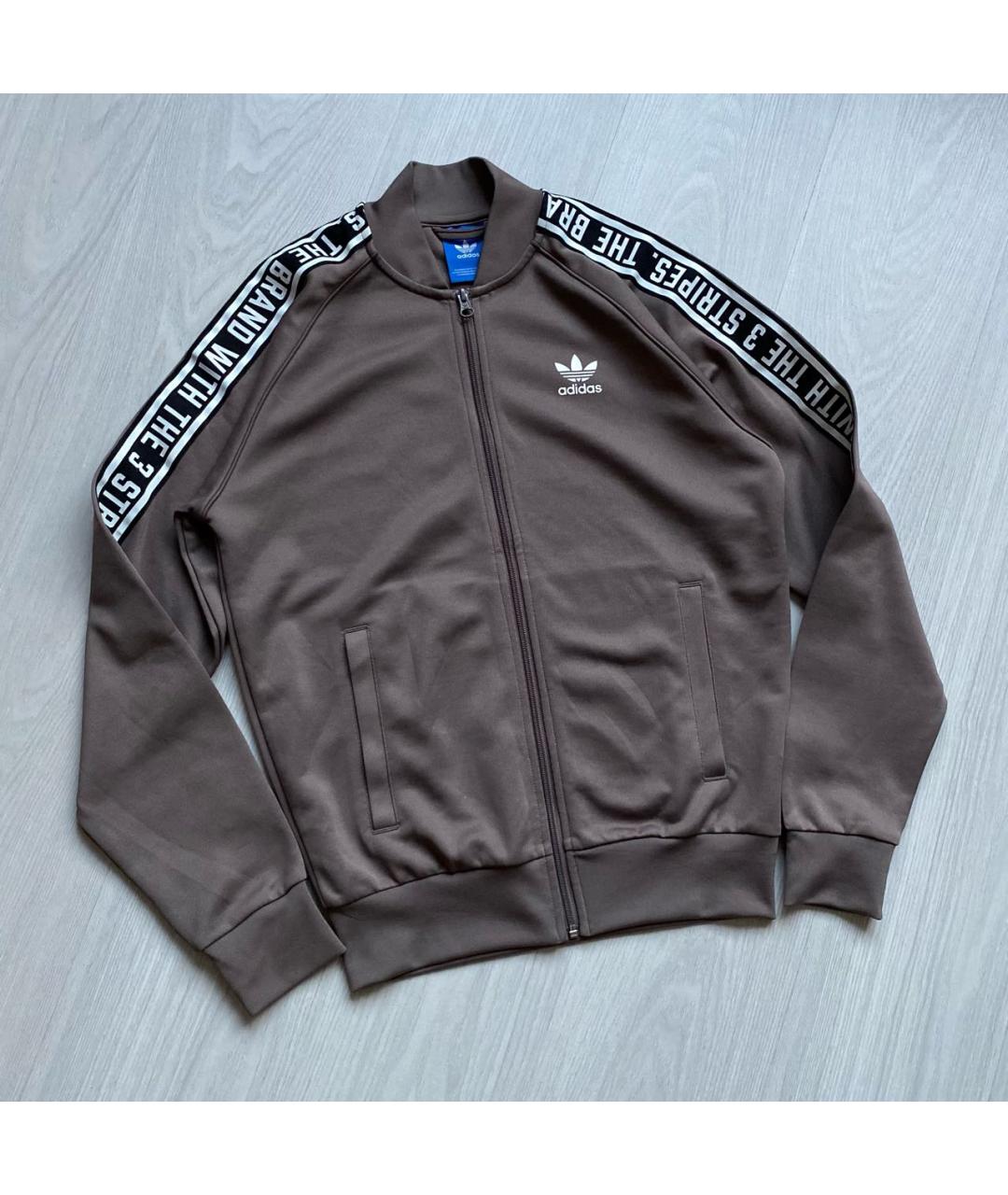 ADIDAS Коричневая спортивная куртка, фото 2