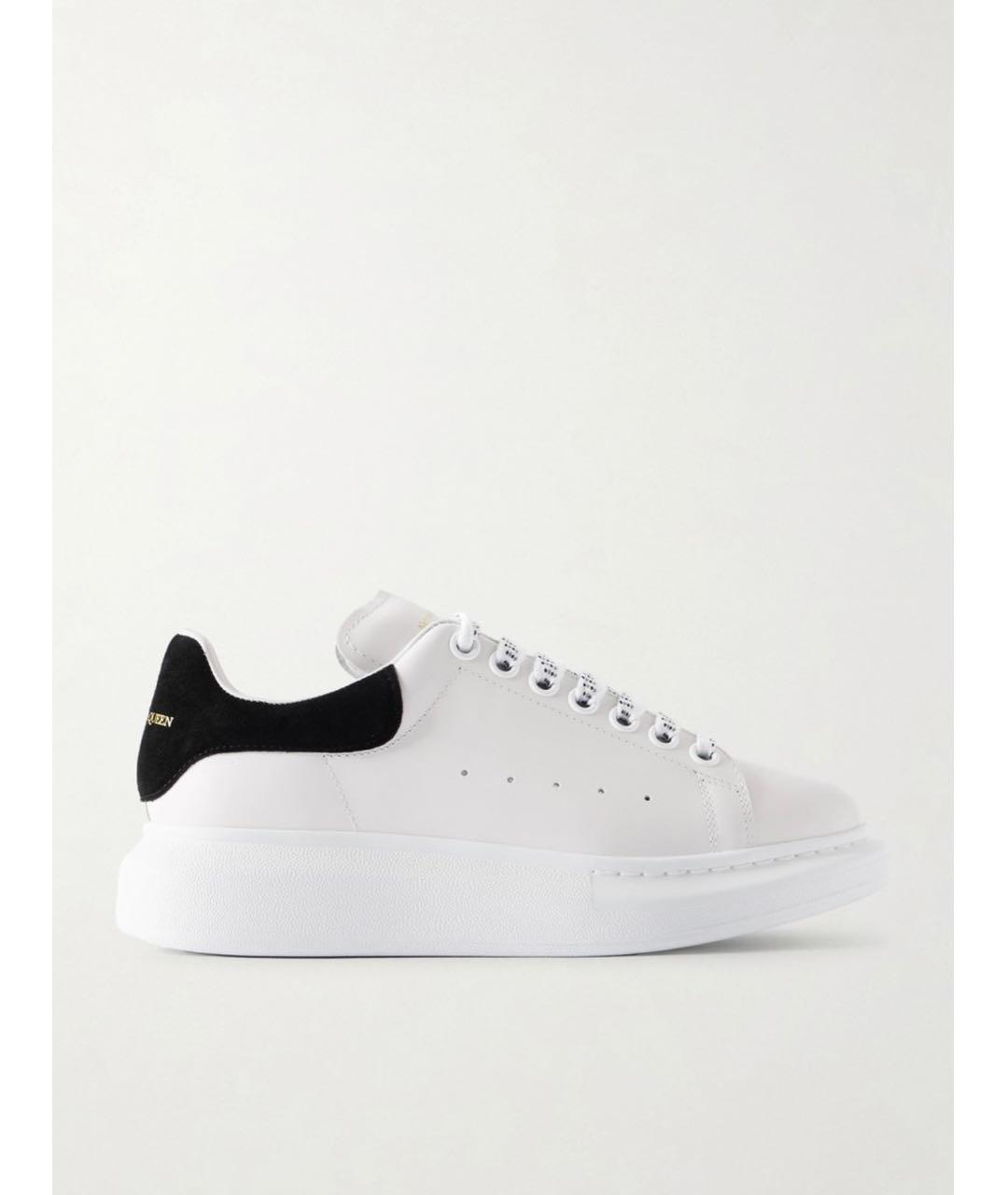 ALEXANDER MCQUEEN Белые кожаные кроссовки, фото 8