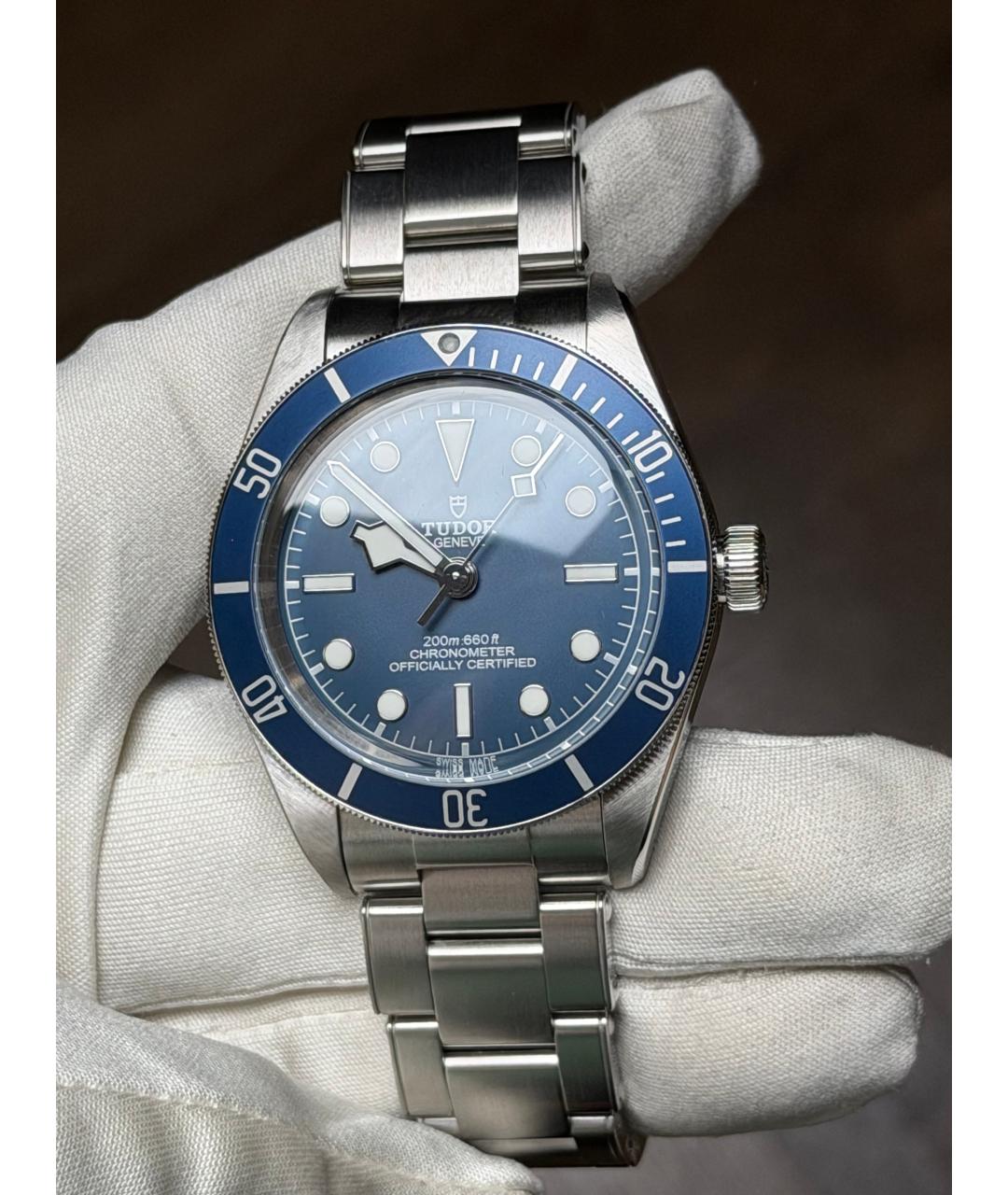 TUDOR Темно-синие часы, фото 3