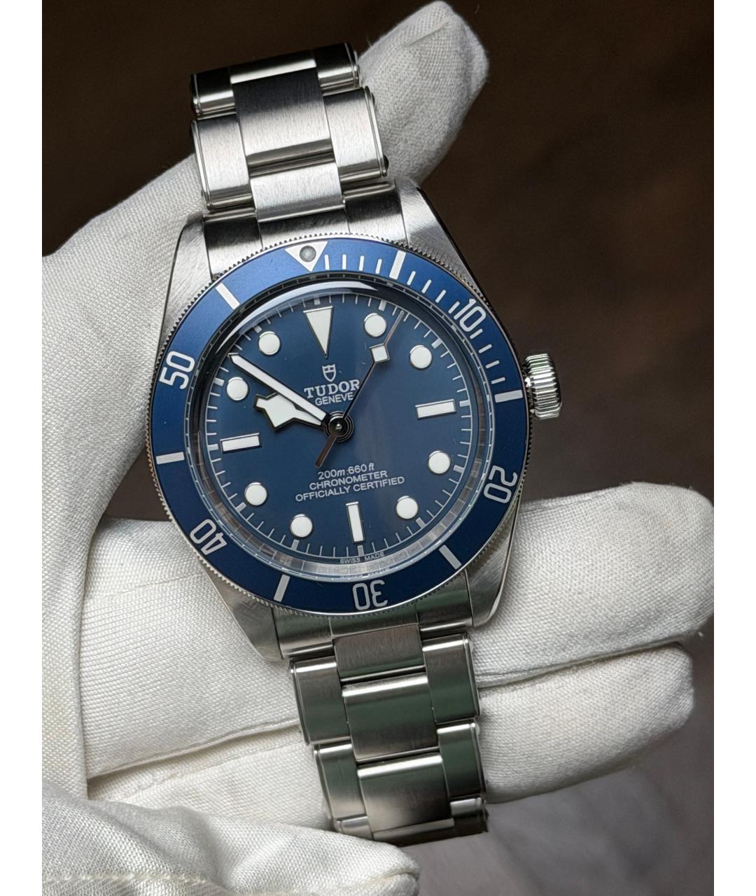 TUDOR Темно-синие часы, фото 2